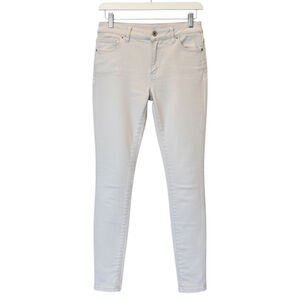 Michael Kors Light Gray Skinny Jeans, 8-10, Stretch